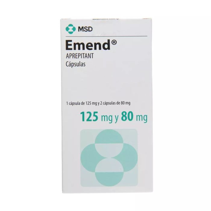 Emend Tripack - Aprepitant - 3 Cápsulas