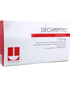 Decapeptyl - 11,25mg Triptorelina - 1 Frasco Ampolla Polvo Liofilizado para Suspensión Inyectable