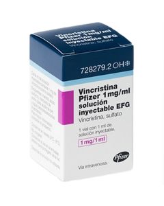 Vincristina 1mg/ml - 1 Vial con 1ml Solución Inyectable