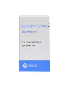 Leukeran - 2mg Clorambucilo - 25 Comprimidos Recubiertos