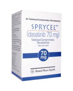 Sprycel - 70mg Dasatinib - 60 Comprimidos Recubiertos