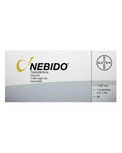 Nebido - 1000mg/4ml Testosterona - 1 Ampolla de 4ml Solución Inyectable