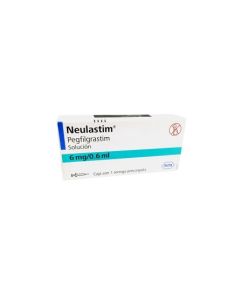 Neulastim - 6mg/0,6ml Pegfilgrastim - 1 Jeringa Prellenada de 0,6ml Solución Inyectable