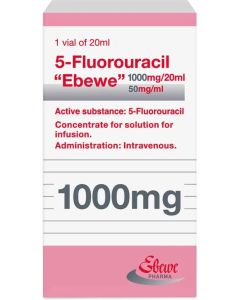 Fluorouracilo 1000mg/20ml - 1 Vial Solución Inyectable