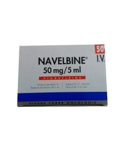 Navelbine - 50mg/5ml Vinorelbine - 1 Vial Solución Inyectable