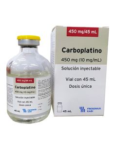 Carboplatino 10mg/ml - Vial con 45ml Solución Inyectable