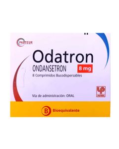 Odatron - 8mg Ondansetrón - 8 Comprimidos Bucodispersables