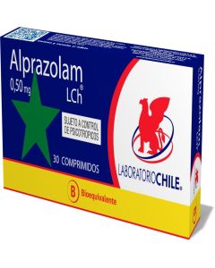 Alprazolam 0,50mg - 30 Comprimidos