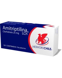 Amitriptilina 25mg - 100 Comprimidos Recubiertos