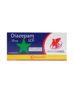 Diazepam 10mg - 20 Comprimidos