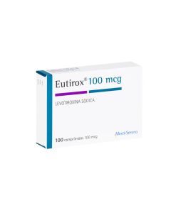 Eutirox - 100mcg Levotiroxina - 100 Comprimidos