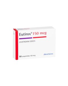 Eutirox - 150mcg Levotiroxina - 50 Comprimidos