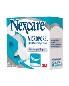 Nexcare Micropore Blanca - 9,1mts Cinta Adhesiva