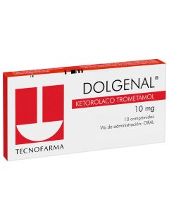 Dolgenal - 10mg Ketorolaco - 10 Comprimidos
