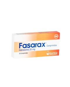 Fasarax - 20mg Hidroxizina - 20 Comprimidos