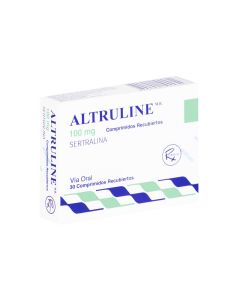 Altruline - 100mg Sertralina - 30 Comprimidos Recubiertos