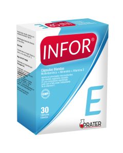 Infor E -  Multivitamínico y Minerales - 30 Cápsulas Blandas