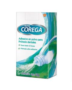 Corega Ultra - 22grs Adhesivo en Polvo para Prótesis Dentales