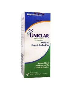 Uniclar - 0,05% Mometasona - 140 Dosis Suspensión para Inhalación