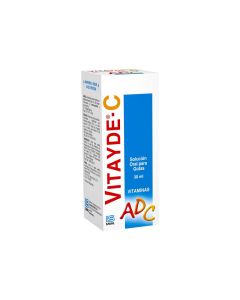 Vitayde-C Vitaminas A , C , D3 7,5g/0,1g/0,3g 30 Ml Solución Oral para Gotas