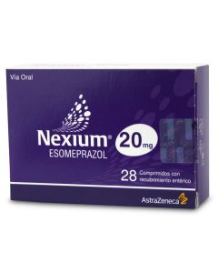 Nexium - 20mg Esomeprazol - 28 Comprimidos con Recubrimiento Entérico