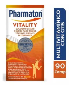 Pharmaton - 30 Comprimidos Recubiertos Multivitamínico