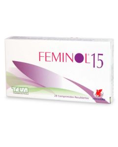 Feminol 15 - 28 Comprimidos Recubiertos - Anticonceptivo Oral