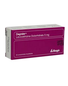 Degraler - 5mg Levocetirizina - 30 Comprimidos Recubiertos