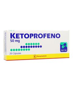 Ketoprofeno 50mg - 20 Cápsulas