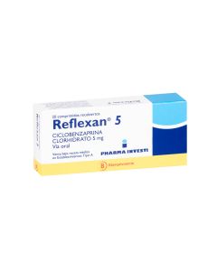 Reflexan - 5mg Ciclobenzaprina - 20 Comprimidos Recubiertos
