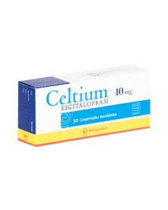 Celtium - 10mg Escitalopram - 30 Comprimidos Recubiertos