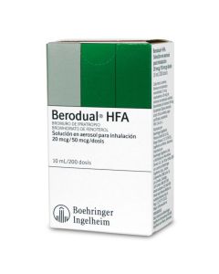 Berodual HFA - 200 dosis Solución en Aerosol para Inhalación