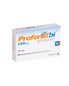 Profenid Bi - 150mg Ketoprofeno - 10 Comprimidos de Liberación Prolongada