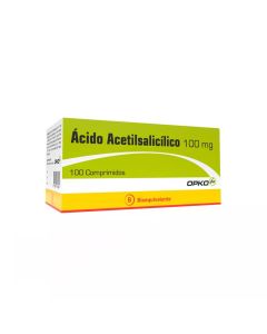 Ácido Acetilsalicílico 100mg - 100 Comprimidos