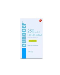 Curocef - 250mg/5ml Cefuroxima - 100ml Gránulos para Suspensión Oral