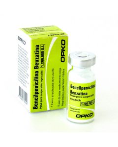 Bencilpenicilina Benzatina 1.200.000UI - 1 Frasco Ampolla Polvo para Suspensión Inyectable