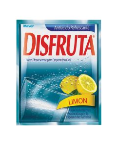 Disfruta Limón - 1 Sobre de 5gr Polvo Efervescente para Preparación Oral