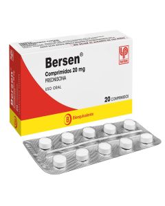 Bersen - 20mg Prednisona - 20 Comprimidos