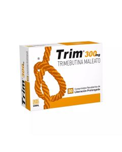 Trim - 300mg Trimebutina - 30 Comprimidos Recubiertos de Liberación Prolongada