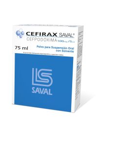 Cefirax - 100mg/5ml Cefpodoxima - 75ml Polvo para Suspensión Oral