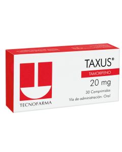 Taxus - 20mg Tamoxifeno - 30 Comprimidos  