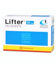 Lifter - 50mg Sildenafil - 1 Comprimidos Recubiertos