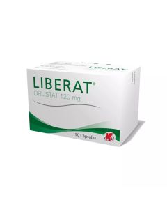 Liberat - 120mg Orlistat - 90 Cápsulas