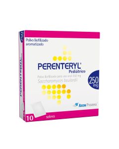 Perenteryl Pediátrico - 250mg Saccharomyces Boulardii - 10 Sobres para Uso Oral