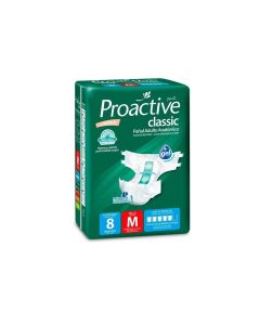 Proactive Classic - 8 Pañales de Adulto Anatómico talla M