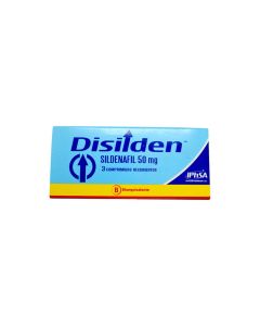 Disilden - 50mg Sildenafilo - 3 Comprimidos Recubiertos