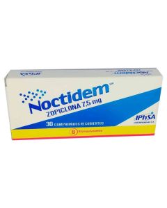 Noctidem - 7,5mg Zopiclona - 30 Comprimidos Recubiertos