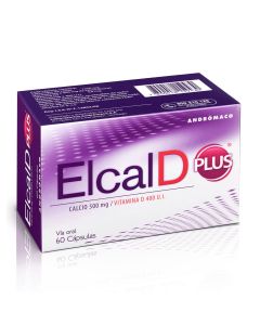 Elcal-D Plus - 60 Cápsulas