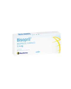 Bisopril - 2,5mg Bisoprolol - 30 Comprimidos Recubiertos