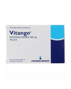 Vitango - 200mg Rhodiola Rosea - 30 Comprimidos Recubiertos